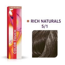 Tonalizante Wella Color Touch 5/1 60gr Castanho Claro Acinzentado