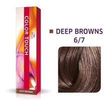 Tonalizante Wella Color Touch 6/7 60gr Louro Escuro Marrom