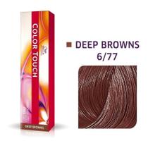 Tonalizante Wella Color Touch 6/77 60gr Louro Escuro Marrom Intenso Tonalizante Wella Color Touch 6/77 60gr Louro Escuro Marrom Intenso