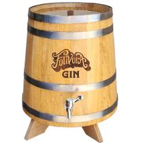 Tonel Corote Verti Madeira Umburana 10 Litros Cromo Premium