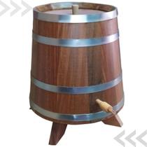 Tonel Madeira Ipê Amarelo Para Cachaça 05 Litros + Gravação Tonel Madeira Ipê Amarelo Para Cachaça 05 Litros + Gravação