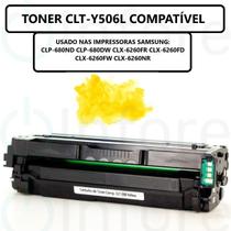 Toner 506 CLT-Y506L Compatível C/ Impressora CLP-680ND CLX-6260FR Amarelo - PREMIUM