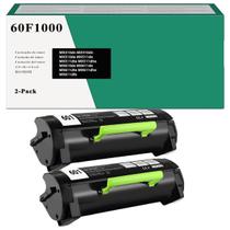 Toner a Laser HIPEIINK 60F1000 Preto Kit com 2 Unidades 2500 Páginas Toner a Laser HIPEIINK 60F1000 Preto Kit com 2 Unidades 2500 Páginas