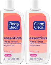 Toner Clean & Clear Essentials 2% de ácido salicílico 240 ml Pacote 2 Toner Clean & Clear Essentials 2% de ácido salicílico 240 ml Pacote 2