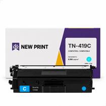Toner Compatível Brother HL L8360CDW MFC L8610CDW L8900CDW TN419 Ciano Toner Compatível Brother HL L8360CDW MFC L8610CDW L8900CDW TN419 Ciano