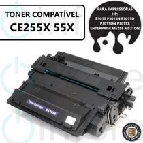 Toner Compatível Ce255x 255x 255 55x Compatível P3015 P3015n P3015dn 10k
