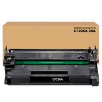 Toner compatível CF226A 26A para modelos M426 M426FDW M426DW rendimento 3.100 páginas.