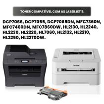 Toner Compatível com Brother tn450 compatível Tn410 Tn420 Hl2250dn 2.6k - Digital Qualy