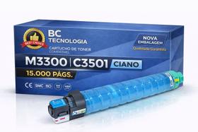 Toner Compatível Com Ricoh MP C3300 C2800 C3501 C2828 C3333 Ld528 Ls533 Ciano 15K Toner Compatível Com Ricoh MP C3300 C2800 C3501 C2828 C3333 Ld528 Ls533 Ciano 15K