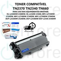 Toner Compatível Com TN2370 TN2340 TN660 Para Impressora L2320 L2520