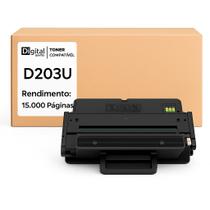 Toner Compatível MLT203U D203U Preto Para Samsung M3320ND M3370FD Rendimento 15.000 Páginas
