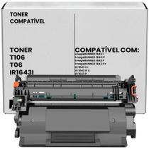 Toner Compatível T106 T06 IR1643I Para IMAGERUNNER 1643I 1643IF II 1643P Rendimento de 20.000 Páginas Toner Compatível T106 T06 IR1643I Para IMAGERUNNER 1643I 1643IF II 1643P Rendimento de 20.000 Páginas