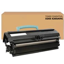 Toner compatível X203 para impressora lexmark X204n 2.5k
