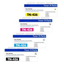 Toner de toner H-Party TN436 TN-436, pacote com 4 unidades Brother