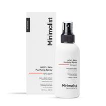 Toner em spray de ácido hipocloroso minimalista 220mL para acne