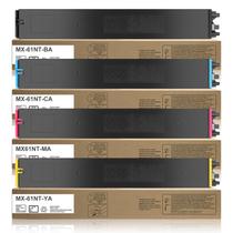 Toner para Impressora a Laser FIRSTINK MX61NT Kit com 4 Cartuchos Compatíveis Toner para Impressora a Laser FIRSTINK MX61NT Kit com 4 Cartuchos Compatíveis