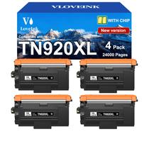 Toner para Impressora a Laser VLOVEINK TN920XL Kit com 4 Unidades Preto Toner para Impressora a Laser VLOVEINK TN920XL Kit com 4 Unidades Preto