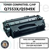 Toner q5949x q7553x 53x 49x Compatível Com Impressoras 1160 1320 1320N 3390 3392