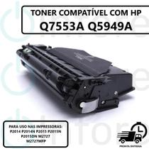 Toner Q7553A Q5949A P/Impressora P2015 P2014 M2727 P2015N P2014N Compatível - PREMIUM