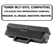 Toner Samsung M2070w M2020w M2020 M2070 D111L Compatível - Digital Qualy