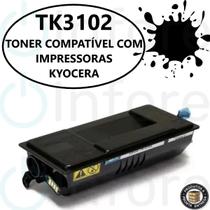 Toner Tk3102 Para Fs2100 M3040 M3540 FS 2100 Ecosys Compatível Kyo cera TK 3102 Preto - Premium