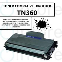 Toner Tn360 TN-360 para Impressora DCP7030 DCP7040 HL2140 HL2150 MFC7320 MFC7840 Compatível