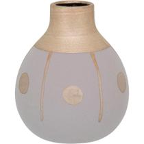Tongass Vaso 18X15X15Cm Cerâmica Cinza Tongass Vaso 18X15X15Cm Cerâmica Cinza