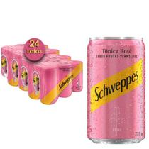 Tônica Schweppes Rose Frutas Vermelhas 220ml (24 Latas)