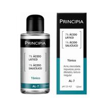 Tonico 7% Acido Latico + 1% Acido Salicilico Principia Skincare Al-7 Com 120Ml