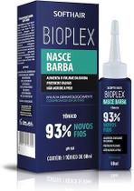 Tônico Bioplex Nasce Barba Eficácia Dermatologicamente 60ml Softhair Original