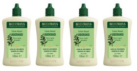 Tônico Capilar Antiqueda Jaborandi Bio Extratus Com 100ml X4