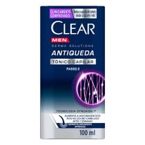 Tônico Capilar Clear Men Derma Solutions Antiqueda 100ml