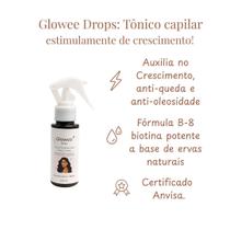 Tônico Capilar Fortalecedor Glowee, Crescimento Ativado Blend Biotin Ervas Poderosas 60ml.