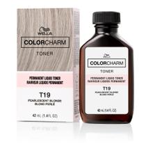 Tônico de cabelo Wella Color Charm T19 Pearlescent Blonde 41ml Tônico de cabelo Wella Color Charm T19 Pearlescent Blonde 41ml