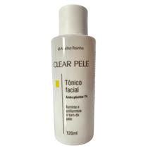 Tônico Facial Com 7% Ácido Glicólico Clear Pele Abelha Rainha 120ml