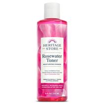 Tônico facial HERITAGE STORE Água de rosas com ácido hialurônico 240mL