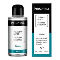 Tônico Facial Principia AL-7 Ácido Lático + Ácido Salicílico 120ml