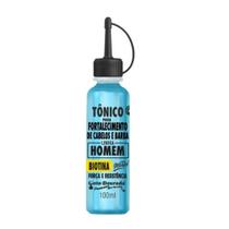 Tonico gota dourada homem cabelo e barba com biotina e mentol 100ml
