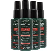 Tonico Guanxuma Cresce Cabelo 4 X 100ml - Vedis