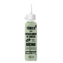 Tonico p/fort.cab.c/oleo de ricino combate a queda gota dourada 100 ml