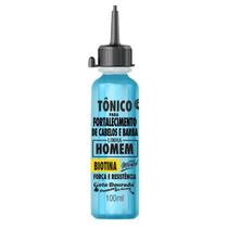 Tonico p/fortal.de cabelos e barba homem biotina g.d. 100 ml