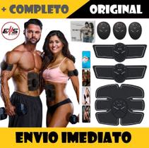 Tonificador Muscular Abdominal Cinta Estimulador Braço Perna Coxa Fortalecimento Pro Total Shape Abs Pro Define Original