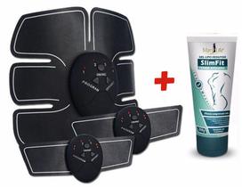 Tonificador Muscular Elétrico Abdominal Braços Pernas + Gel Redutor Tonificador Muscular Elétrico Abdominal Braços Pernas + Gel Redutor