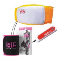 Tonificador Muscular Estimulador Abdominal Aparelho Massagem Drenagem Linfática + Modelador