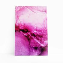 Tons De Rosa E Roxo Respingo Tinta Quadro Canvas 60x40cm Tons De Rosa E Roxo Respingo Tinta Quadro Canvas 60x40cm