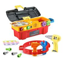 Toolbox VTech Drill and Learn Toolbox Pro para crianças de 2 a 5 anos