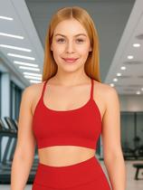 Top Academia Alça Fina sem Bojo Nadador Fitness Liso - c8 TOP ANA