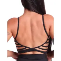Top Academia Com Alças e Bojo Removível Top Academia Com Alças e Bojo Removível