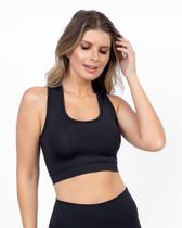 Top Academia Feminino Suplex Fitness Treino com vies. - Goodbest