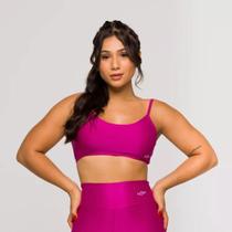 Top Academia Fitness Feminino Poliamida Costas Abertas